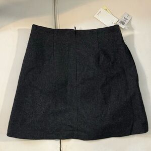 NWT Aritzia classic mini skirt wool blend